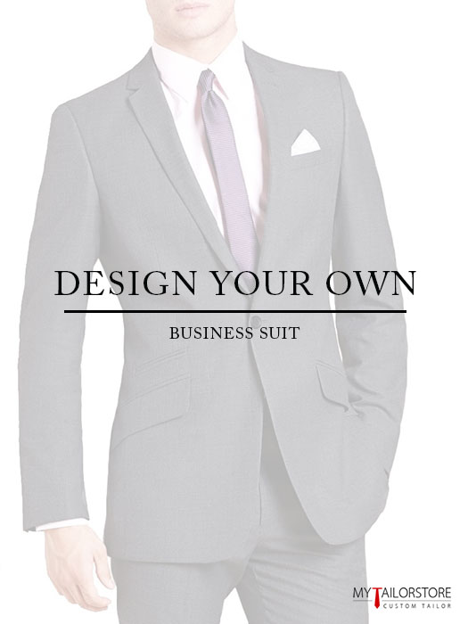 light grey business suit